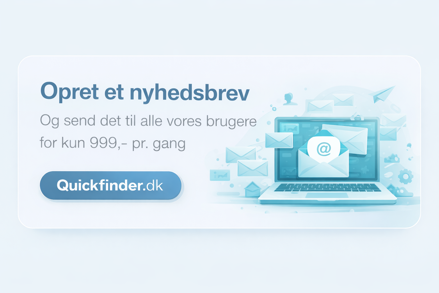 Opret nyhedsbrev - kun 999,-